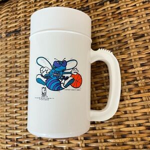 Vintage NBA Charlotte Hornets Sports Max Coffee Mug Plastic